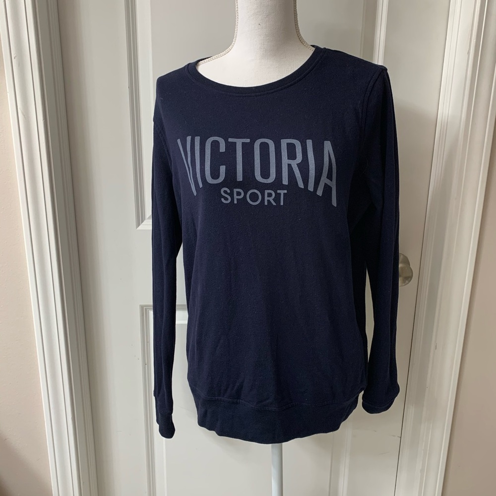 Victoria’s Secret Sweatshirt Navy Blue EUC